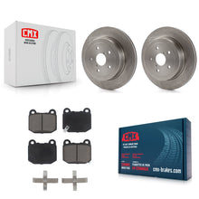 Charger l'image dans la galerie, Rear Disc Brake Rotors And Ceramic Pads Kit For Subaru Impreza