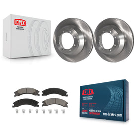 [Rear] 09-10 Ford E-450 Super Duty DIESEL engine Premium OE Brake Rotors & Ceramic Pads Kit For Max Braking
