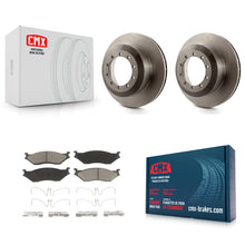 Charger l'image dans la galerie, Rear Brake Rotor &amp; Ceramic Pad Kit For Ford F59 F-550 Super Duty F-450 F-53 F-59