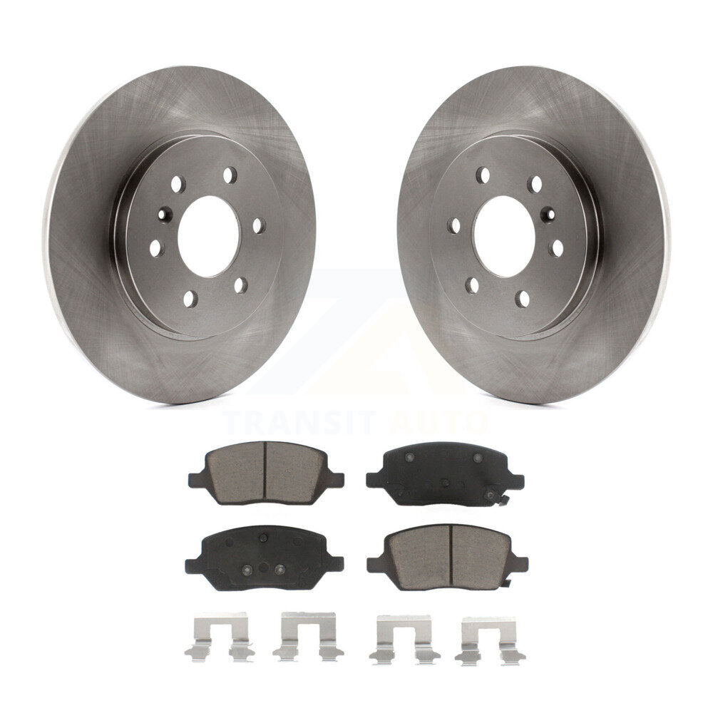 Rear Brake Rotors & Ceramic Pad Kit For Chevrolet Uplander Pontiac Montana Buick