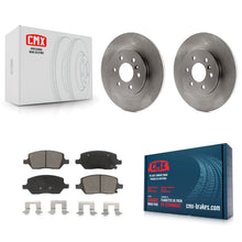 Charger l'image dans la galerie, Rear Brake Rotors &amp; Ceramic Pad Kit For Chevrolet Uplander Pontiac Montana Buick