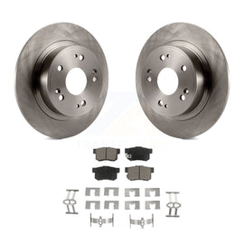 Rear Disc Brake Rotors And Ceramic Pads Kit For Honda Accord Acura ILX