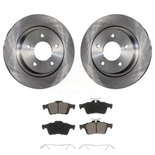 Charger l&#39;image dans la galerie, Rear Disc Brake Rotors And Ceramic Pads Kit For Mazda 3 Sport