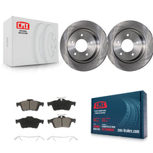 Charger l'image dans la galerie, Rear Disc Brake Rotors And Ceramic Pads Kit For Mazda 3 Sport