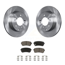 Charger l&#39;image dans la galerie, Rear Disc Brake Rotors And Ceramic Pad Kit For Hyundai Sonata Tucson Kia Cadenza