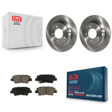Charger l'image dans la galerie, Rear Brake Rotor &amp; Ceramic Pad Kit For Hyundai Sonata Kia Optima Elantra GT Soul