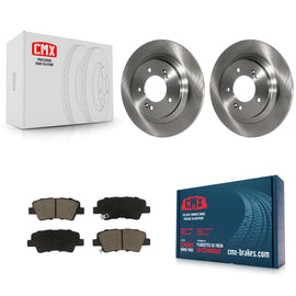 Rear Brake Rotor & Ceramic Pad Kit For Hyundai Sonata Kia Optima Elantra GT Soul