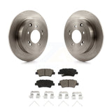 Rear Disc Brake Rotors And Ceramic Pads Kit For Hyundai Tucson Kia Sportage