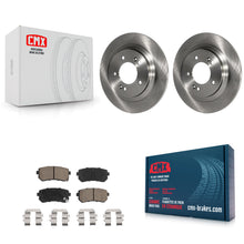 Charger l'image dans la galerie, Rear Brake Rotor Ceramic Pad Kit For 2016 Kia Optima With Electric Parking