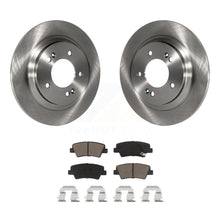 Load image into Gallery viewer, Rear Disc Brake Rotors And Ceramic Pads Kit For Hyundai Sonata Azera