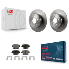 Charger l'image dans la galerie, Rear Disc Brake Rotors Ceramic Pad Kit For Dodge Charger Chrysler 300 Challenger