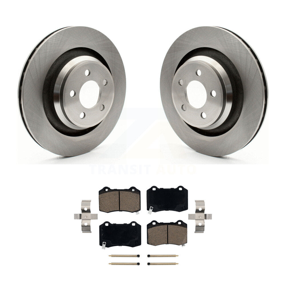 Rear Disc Brake Rotors Ceramic Pad Kit For Dodge Charger Chrysler 300 Challenger