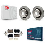 Rear Disc Brake Rotors Ceramic Pad Kit For Dodge Charger Chrysler 300 Challenger