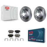 Rear Disc Brake Rotors Ceramic Pad Kit For Dodge Charger Chrysler 300 Challenger