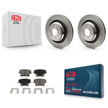 Load image into Gallery viewer, Rear Brake Rotors Ceramic Pad Kit For 2015 Dodge Charger R T Scat Pack with 6.4L