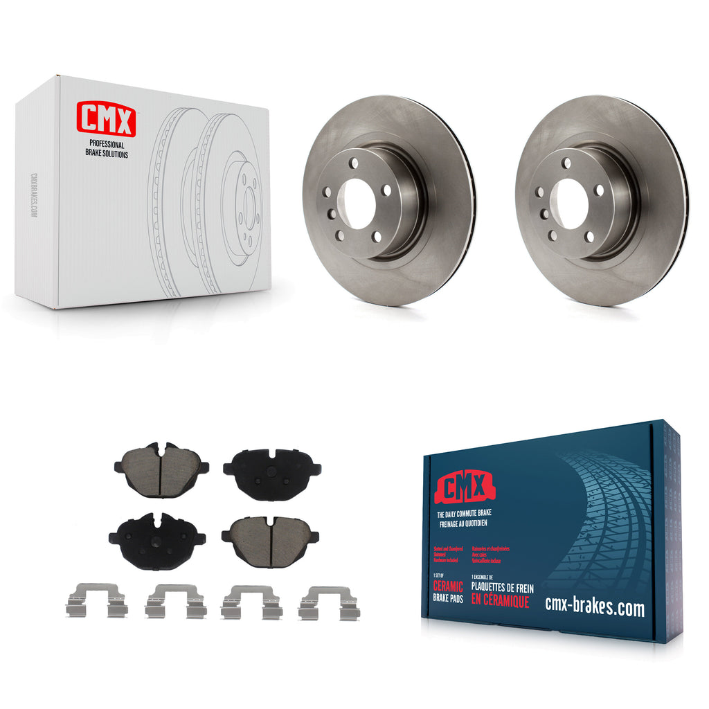 Rear Disc Brake Rotors And Ceramic Pads Kit For BMW X3 X4