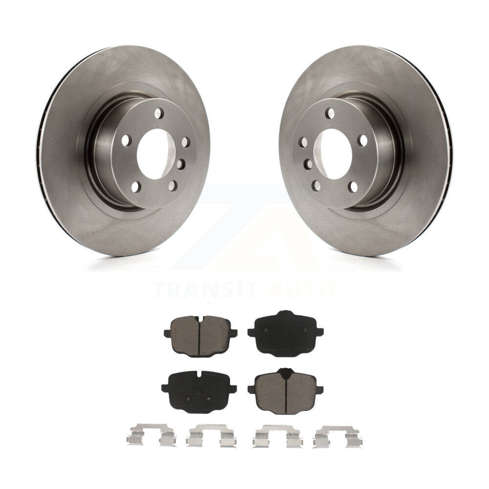 Rear Disc Brake Rotors And Ceramic Pads Kit For 2012 BMW X3 From 10 11