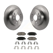 Charger l&#39;image dans la galerie, Rear Disc Brake Rotors And Ceramic Pads Kit For Nissan Altima Sentra Maxima Juke