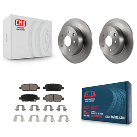 Rear Disc Brake Rotors And Ceramic Pads Kit For Nissan Altima Sentra Maxima Juke