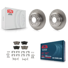 Charger l'image dans la galerie, Rear Brake Rotor &amp; Ceramic Pad Kit For Acura Honda Odyssey Legend RL Isuzu Oasis