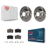Rear Disc Brake Rotors And Ceramic Pads Kit For Audi A6 Quattro Allroad