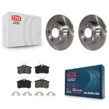 Rear Disc Brake Rotors And Ceramic Pads Kit For Audi A6 Quattro Allroad