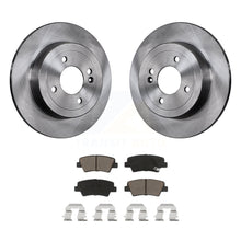 Charger l&#39;image dans la galerie, Rear Disc Brake Rotors And Ceramic Pads Kit For 2011 Hyundai Accent