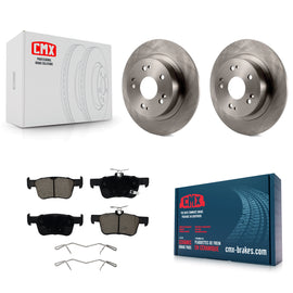 Rear Disc Brake Rotors And Ceramic Pads Kit For 2018-2022 Honda Accord