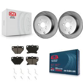 Rear Brake Rotor & Ceramic Pad Kit For Toyota Corolla Matrix Pontiac Vibe Celica