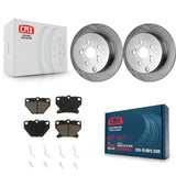 Rear Brake Rotor & Ceramic Pad Kit For Toyota Corolla Matrix Pontiac Vibe Celica