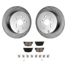 Charger l&#39;image dans la galerie, Rear Disc Brake Rotors And Ceramic Pads Kit For 2005-2010 Scion tC