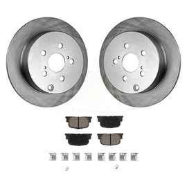 [Rear] 2005-2010 Scion tC Premium OE Brake Rotors & Ceramic Pads Kit For Max Braking