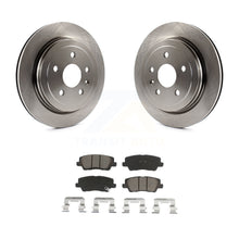 Load image into Gallery viewer, Rear Disc Brake Rotors And Ceramic Pads Kit For Cadillac CTS