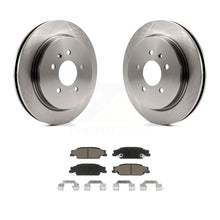 Load image into Gallery viewer, Rear Disc Brake Rotors And Ceramic Pads Kit For Cadillac CTS STS