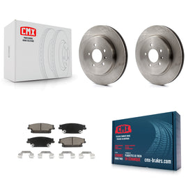 Rear Disc Brake Rotors And Ceramic Pads Kit For Cadillac STS CTS