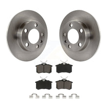 Charger l&#39;image dans la galerie, Rear Disc Brake Rotors And Ceramic Pads Kit For 2007-2010 Volkswagen Beetle