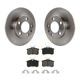 [Rear] 2007-2010 Volkswagen Beetle Premium OE Brake Rotors & Ceramic Pads Kit For Max Braking