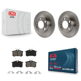 Rear Brake Rotor & Ceramic Pad Kit For Volkswagen Jetta Beetle Golf Audi TT City