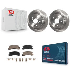 [Rear] 1999-2003 Lexus RX300 AWD Premium OE Brake Rotors & Ceramic Pads Kit For Max Braking