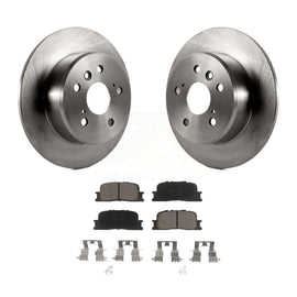 [Rear] 2001-2003 Toyota Highlander FWD Premium OE Brake Rotors & Ceramic Pads Kit For Max Braking