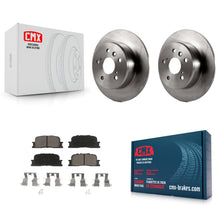 Charger l'image dans la galerie, [Rear] 2001-2003 Toyota Highlander FWD Premium OE Brake Rotors &amp; Ceramic Pads Kit For Max Braking