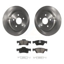 Charger l&#39;image dans la galerie, Rear Disc Brake Rotors And Ceramic Pad Kit For Jeep Grand Cherokee Dodge Durango