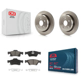 Rear Disc Brake Rotor & Ceramic Pad Kit For Jeep Grand Cherokee Dodge Durango WK