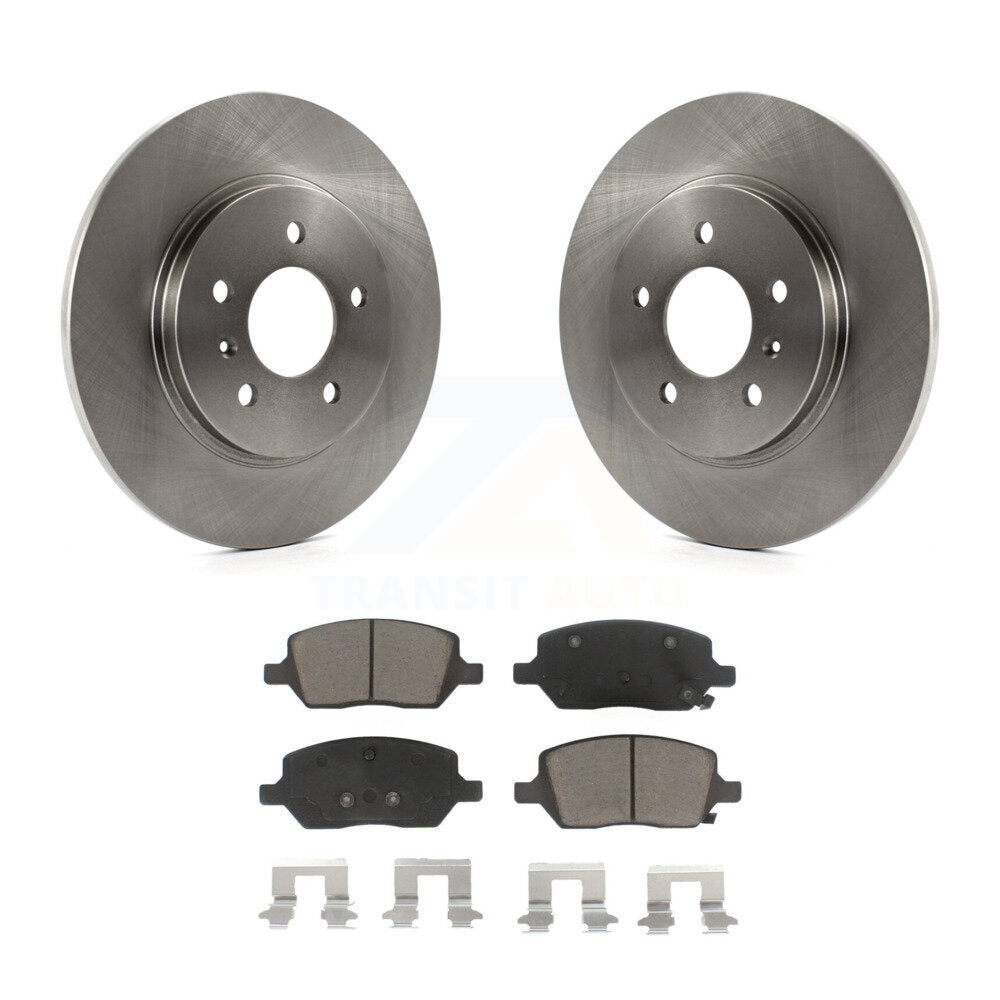 Rear Brake Rotors & Ceramic Pad Kit For Chevrolet Uplander Pontiac Montana Buick