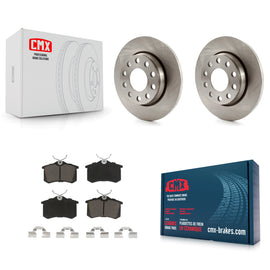 Rear Brake Rotor & Ceramic Pad Kit For Audi A4 Quattro With 255mm Diameter