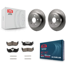 Charger l'image dans la galerie, Rear Disc Brake Rotors And Ceramic Pads Kit For Jeep Grand Cherokee Commander