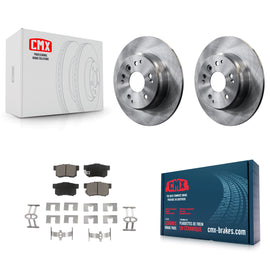 Rear Disc Brake Rotors And Ceramic Pads Kit For Acura TL Honda Element