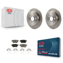 Charger l'image dans la galerie, Rear Brake Rotor &amp; Ceramic Pad Kit For Toyota Corolla Prius Matrix Prime Pontiac