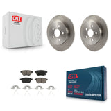 Rear Brake Rotor & Ceramic Pad Kit For Toyota Corolla Prius Matrix Prime Pontiac