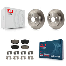 Charger l'image dans la galerie, Rear Disc Brake Rotors And Ceramic Pads Kit For Toyota Matrix Pontiac Vibe